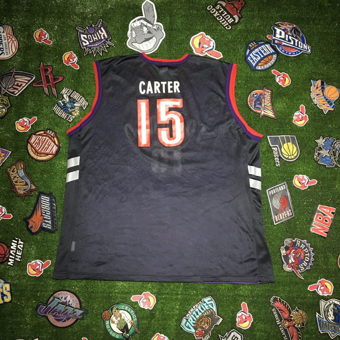 Vintage Champion Toronto Raptors #15 Vince Carter Throwback Jersey  48 Large