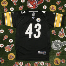 Load image into Gallery viewer, Authentic NFL PITTSBURGH STEELERS Youth Large Jersey Troy POLAMALU #43 REEBOK