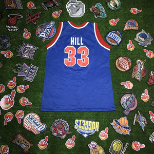 Champion Jersey Grant Hill Detroit Pistons Youth NBA Basketball Size Large