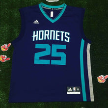 Load image into Gallery viewer, Adidas Mens Charlotte Hornets NBA Big Al Jefferson Swingman Jersey Purple XL