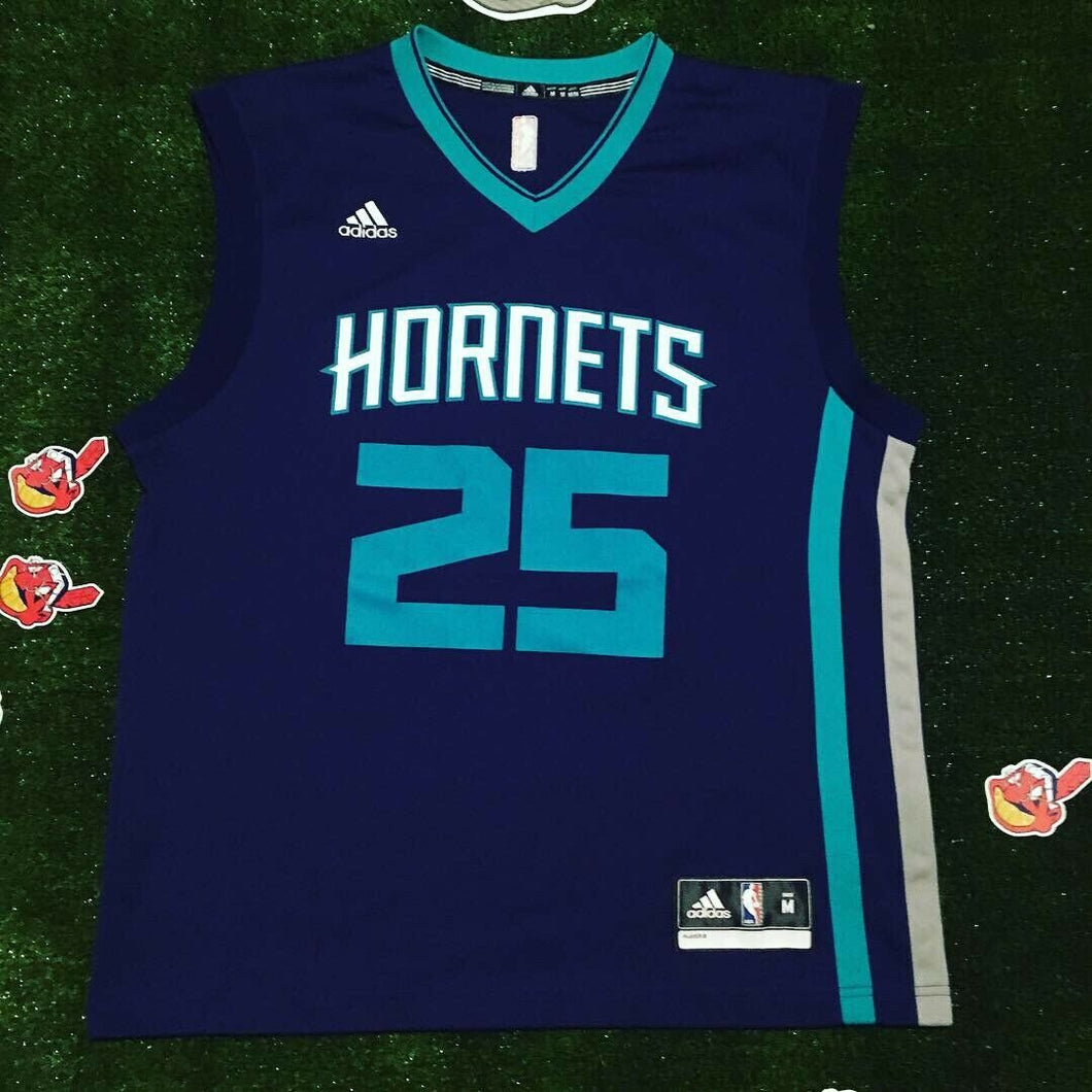 Adidas Mens Charlotte Hornets NBA Big Al Jefferson Swingman Jersey Purple XL