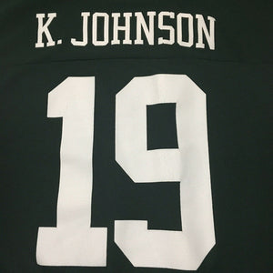 Logo Athletic New York Jets KEYSHAWN JOHNSON 19 Rookie Jersey Men XL GREEN NY