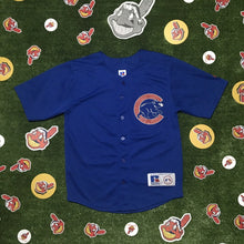 Load image into Gallery viewer, VTG MLB Sammy Sosa Chicago Cubs Blue Jersey Russell Youth Medium 10-12