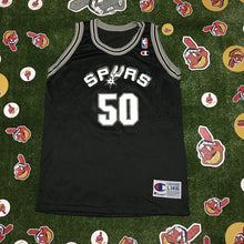 Load image into Gallery viewer, Vintage San Antonio Spurs #50 David Robinson Champion NBA Jersey Youth L 14-16