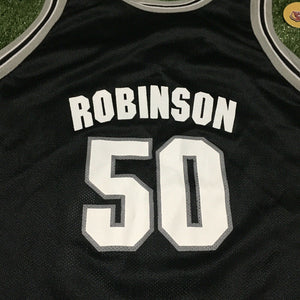 Vintage San Antonio Spurs #50 David Robinson Champion NBA Jersey Youth L 14-16