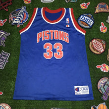 Load image into Gallery viewer, Champion Jersey Grant Hill Detroit Pistons Youth NBA Basketball Size Large