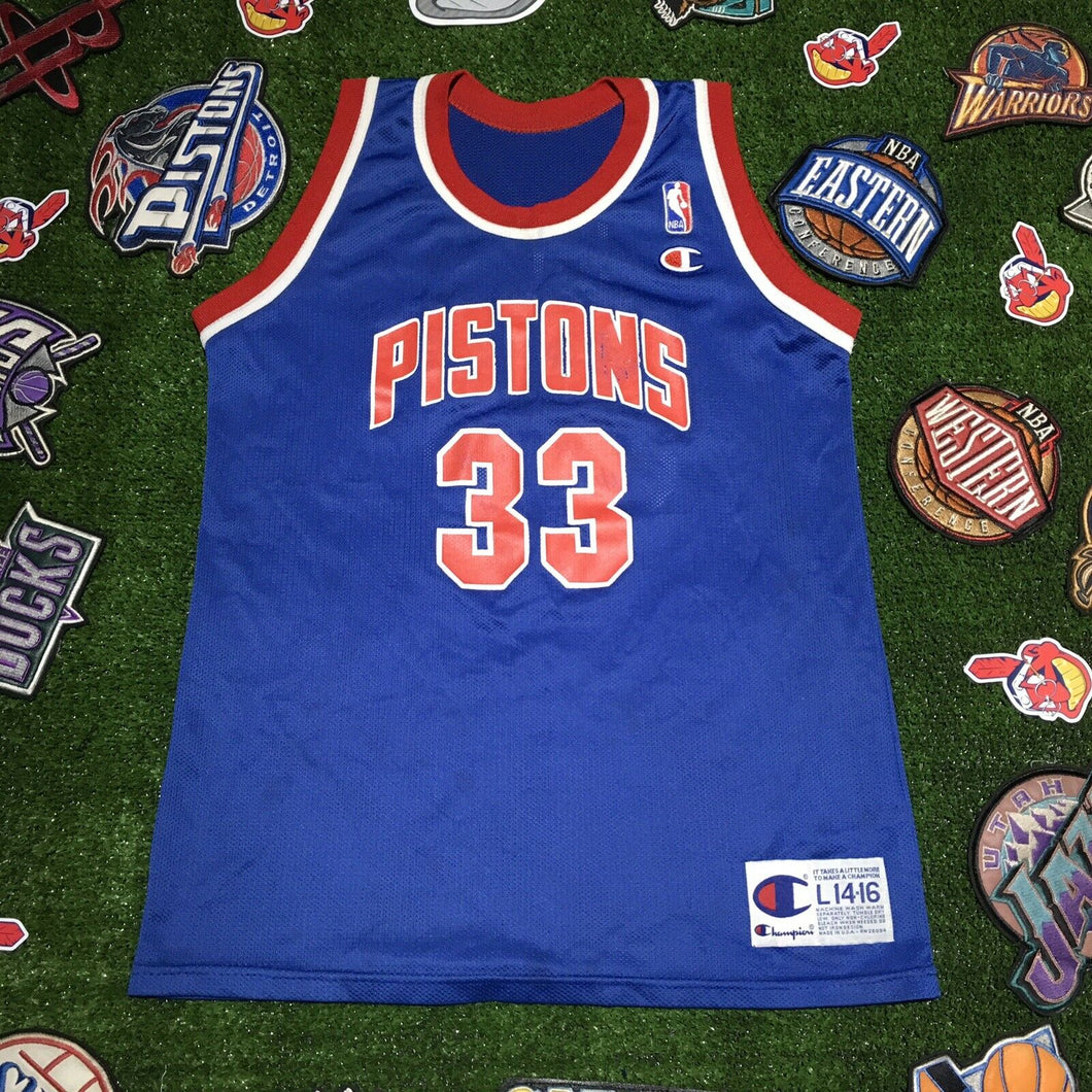 Champion Jersey Grant Hill Detroit Pistons Youth NBA Basketball Size Large