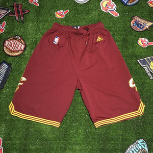 NBA Adidas Cleveland Cavaliers LeBron James Game Shorts CAVS Youth Large