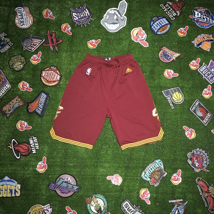 NBA Adidas Cleveland Cavaliers LeBron James Game Shorts CAVS Youth Large