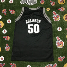 Load image into Gallery viewer, Vintage San Antonio Spurs #50 David Robinson Champion NBA Jersey Youth L 14-16