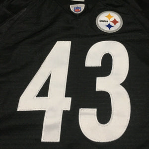 Authentic NFL PITTSBURGH STEELERS Youth Large Jersey Troy POLAMALU #43 REEBOK