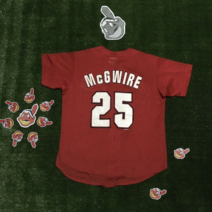 Mark McGwire St.Louis Cardinals True Fan Throwback 1999 Medium Jersey