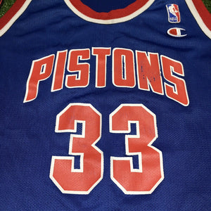 Champion Jersey Grant Hill Detroit Pistons Youth NBA Basketball Size Large