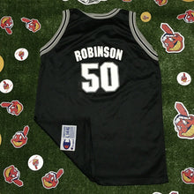 Load image into Gallery viewer, Vintage San Antonio Spurs #50 David Robinson Champion NBA Jersey Youth L 14-16