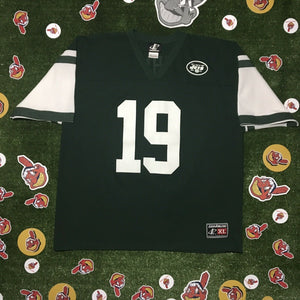 Logo Athletic New York Jets KEYSHAWN JOHNSON 19 Rookie Jersey Men XL GREEN NY