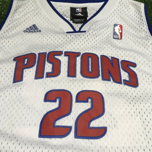 Adidas Authentic Tayshaun Prince Detroit Pistons NBA Jersey Youth Size Large