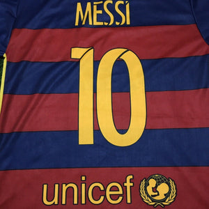 Barcelona FC Lionel Messi Jersey Men's SIze Medium Fifa 2015