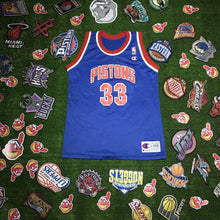 Load image into Gallery viewer, Champion Jersey Grant Hill Detroit Pistons Youth NBA Basketball Size Large