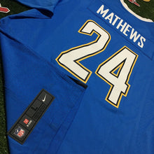 Load image into Gallery viewer, NFL Chargers Mathews # 24 Size Large Nike On Field - San Diego Chargers Blue