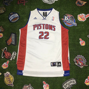 Adidas Authentic Tayshaun Prince Detroit Pistons NBA Jersey Youth Size Large