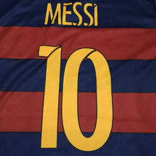 Load image into Gallery viewer, Barcelona FC Lionel Messi Jersey Men&#39;s SIze Medium Fifa 2015