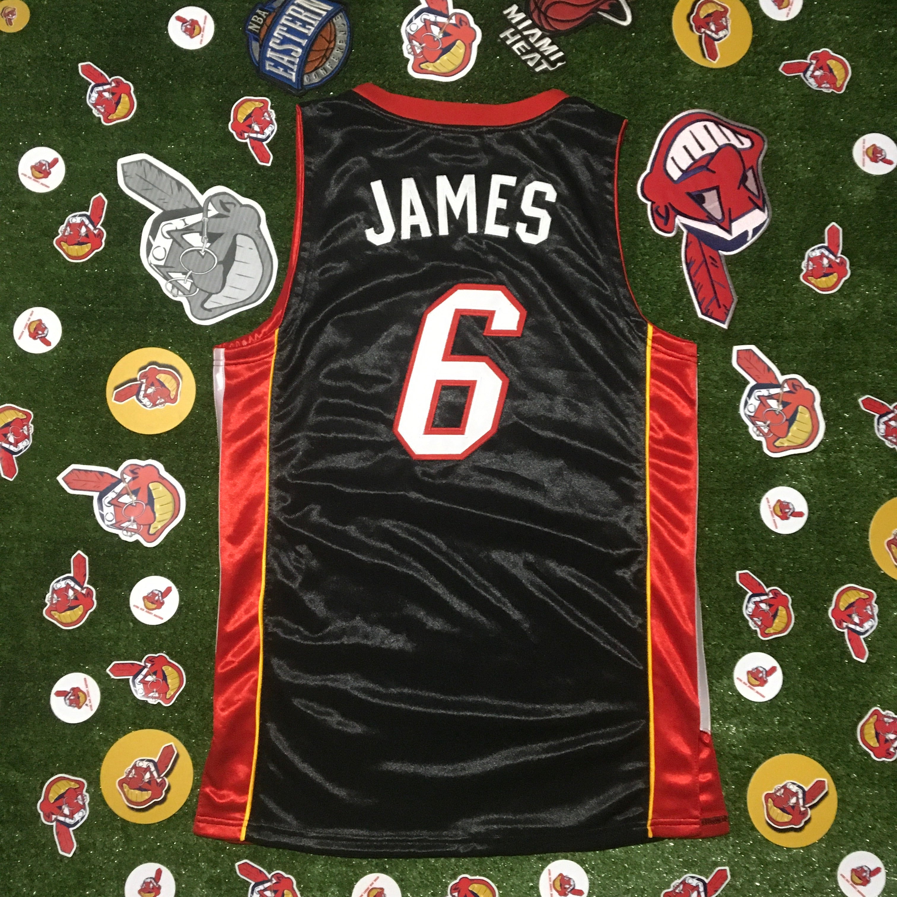 NBA Adidas Youth M Heat #6 LeBron deals James Sewn Jersey