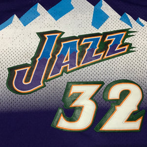 Karl Malone #32 Utah Jazz Men's adidas Throwback Classics Swingman Jersey Size Large