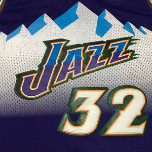 Karl Malone #32 Utah Jazz Men's adidas Throwback Classics Swingman Jersey Size Large